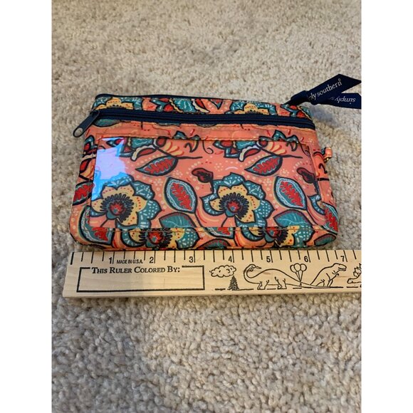 Simply Southern Floral Pattern Wristlet Wallet 7.5" x 5" - Picture 5 of 6